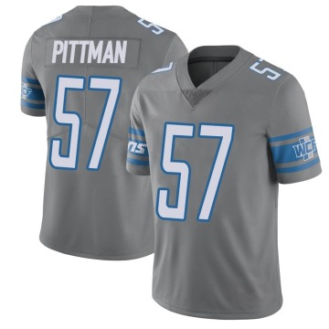 Anthony Pittman Youth Limited Color Rush Steel Vapor Untouchable Jersey