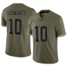 Anthony Schwartz Youth Olive Limited 2022 Salute To Service Jersey