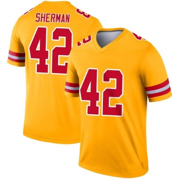 Anthony Sherman Youth Gold Legend Inverted Jersey