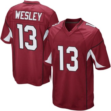 Antoine Wesley Youth Game Cardinal Team Color Jersey