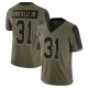 Antoine Winfield Jr. Men's Olive Limited 2021 Salute To Service Jersey