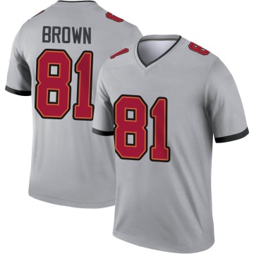 Antonio Brown Youth Brown Legend Gray Inverted Jersey
