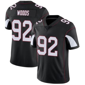 Antwaun Woods Youth Black Limited Vapor Untouchable Jersey