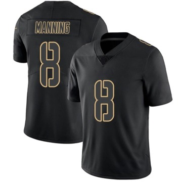 Archie Manning Men's Black Impact Limited Jersey