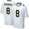Archie Manning Youth White Game Jersey