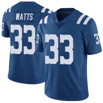 Armani Watts Youth Royal Limited Color Rush Vapor Untouchable Jersey