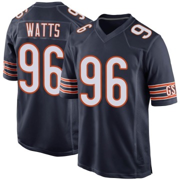 Armon Watts Youth Navy Game Team Color Jersey