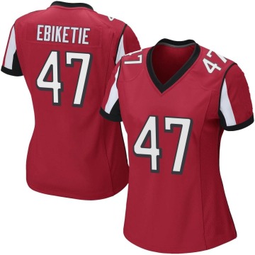 Arnold Ebiketie Women's Red Game Team Color Jersey