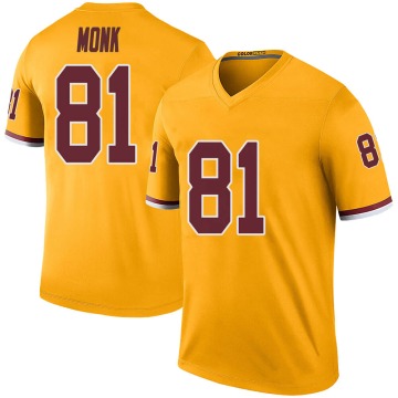 Art Monk Youth Gold Legend Color Rush Jersey