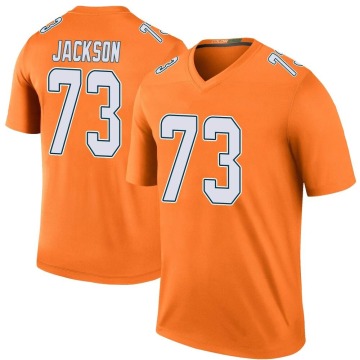 Austin Jackson Men's Orange Legend Color Rush Jersey