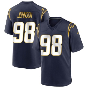 Austin Johnson Youth Navy Game Team Color Jersey