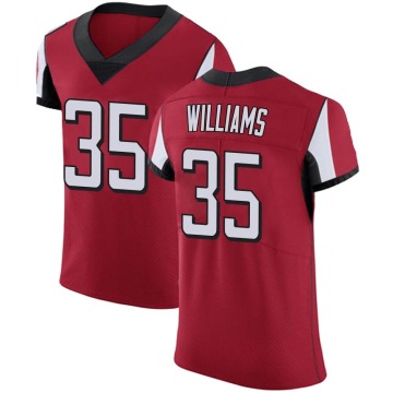 Avery Williams Men's Red Elite Team Color Jersey