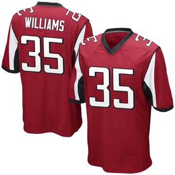 Avery Williams Men's Red Game Team Color Jersey