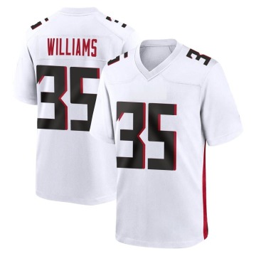Avery Williams Men's White Game Jersey