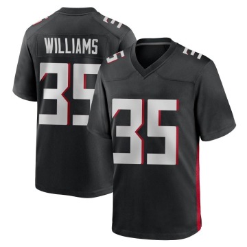 Avery Williams Youth Black Game Alternate Jersey
