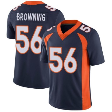 Baron Browning Men's Brown Limited Navy Vapor Untouchable Jersey