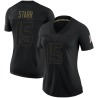 Bart Starr Women's Black Limited 2020 Salute To Service Jersey