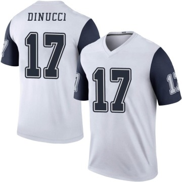 Ben DiNucci Youth White Legend Color Rush Jersey