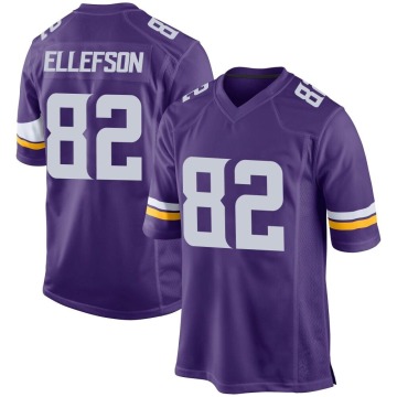 Ben Ellefson Men's Purple Game Team Color Jersey