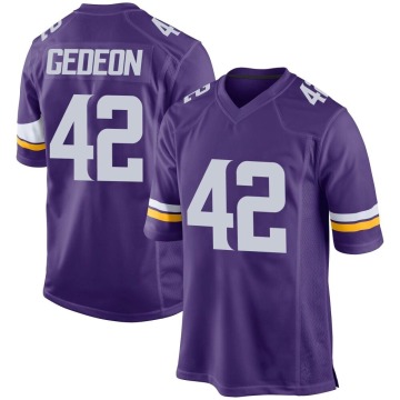 Ben Gedeon Youth Purple Game Team Color Jersey