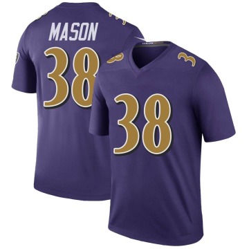 Ben Mason Men's Purple Legend Color Rush Jersey