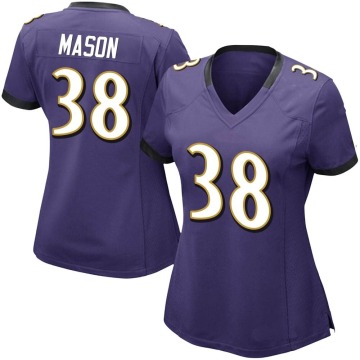 Ben Mason Women's Purple Limited Team Color Vapor Untouchable Jersey