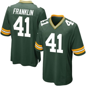 Benjie Franklin Youth Green Game Team Color Jersey
