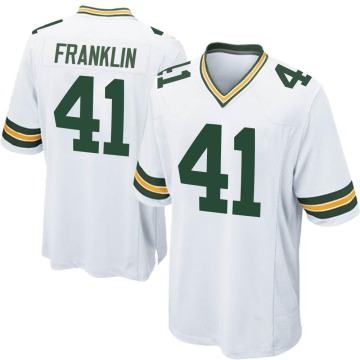 Benjie Franklin Youth White Game Jersey