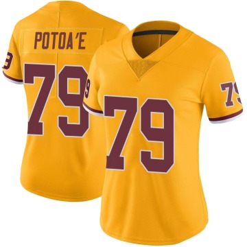 Benning Potoa'e Women's Gold Limited Color Rush Jersey