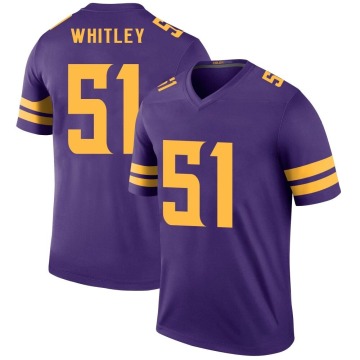 Benton Whitley Youth Purple Legend Color Rush Jersey