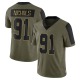 Bilal Nichols Youth Olive Limited 2021 Salute To Service Jersey
