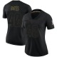 Bill Bates Women's Black Limited 2020 Salute To Service Jersey