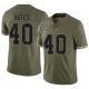 Bill Bates Youth Olive Limited 2022 Salute To Service Jersey