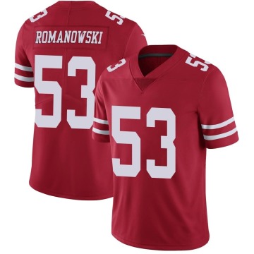 Bill Romanowski Youth Red Limited Team Color Vapor Untouchable Jersey