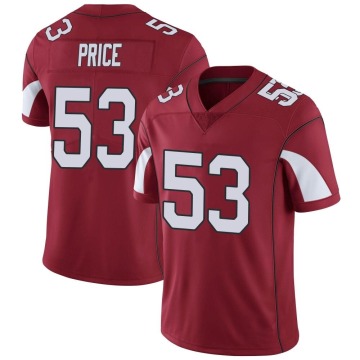 Billy Price Youth Limited Cardinal Team Color Vapor Untouchable Jersey