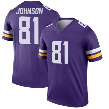 Bisi Johnson Men's Purple Legend Jersey