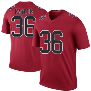 B.J. Baylor Youth Red Legend Color Rush Jersey