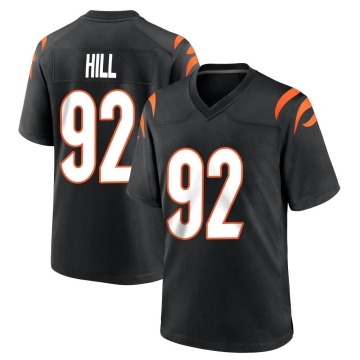 BJ Hill Youth Black Game Team Color Jersey