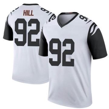 BJ Hill Youth White Legend Color Rush Jersey