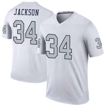 Bo Jackson Youth White Legend Color Rush Jersey
