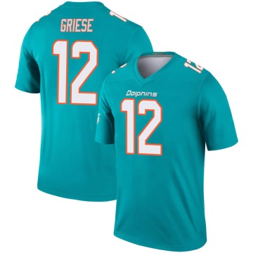 Bob Griese Youth Aqua Legend Inverted Jersey