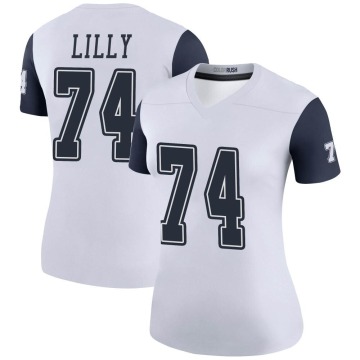 Bob Lilly Women's White Legend Color Rush Jersey
