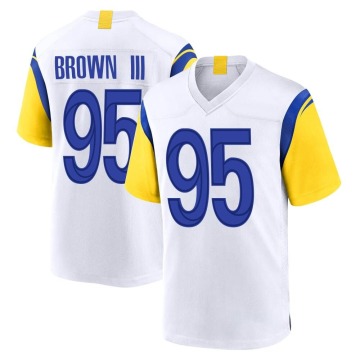 Bobby Brown III Youth White Game Jersey