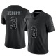 Bobby Hebert Men's Black Limited Reflective Jersey