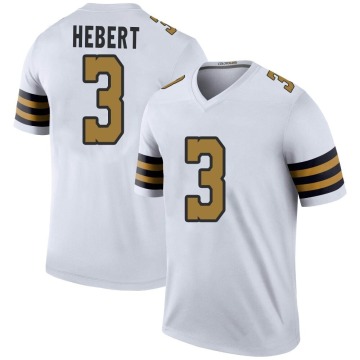 Bobby Hebert Youth White Legend Color Rush Jersey