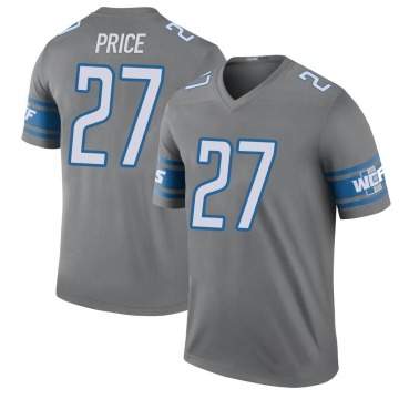 Bobby Price Youth Legend Color Rush Steel Jersey