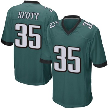 Boston Scott Youth Green Game Team Color Jersey
