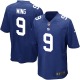Brad Wing New York Giants Men's Royal Blue Game Team Color Jersey