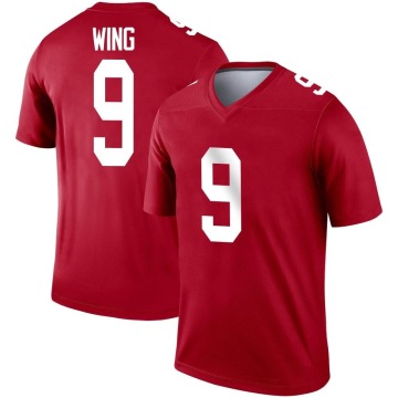 Brad Wing Youth Red Legend Inverted Jersey