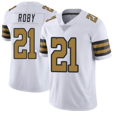 Bradley Roby Men's White Limited Color Rush Jersey